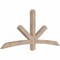 Ekena Millwork Alberta Smooth Timber Gable Bracket, Douglas Fir, 72"W x 33"H x 3 1/2"D x 3 1/2"F, 11/12 Pitch GBW072X33X0404ALB00SDF - alternate 4